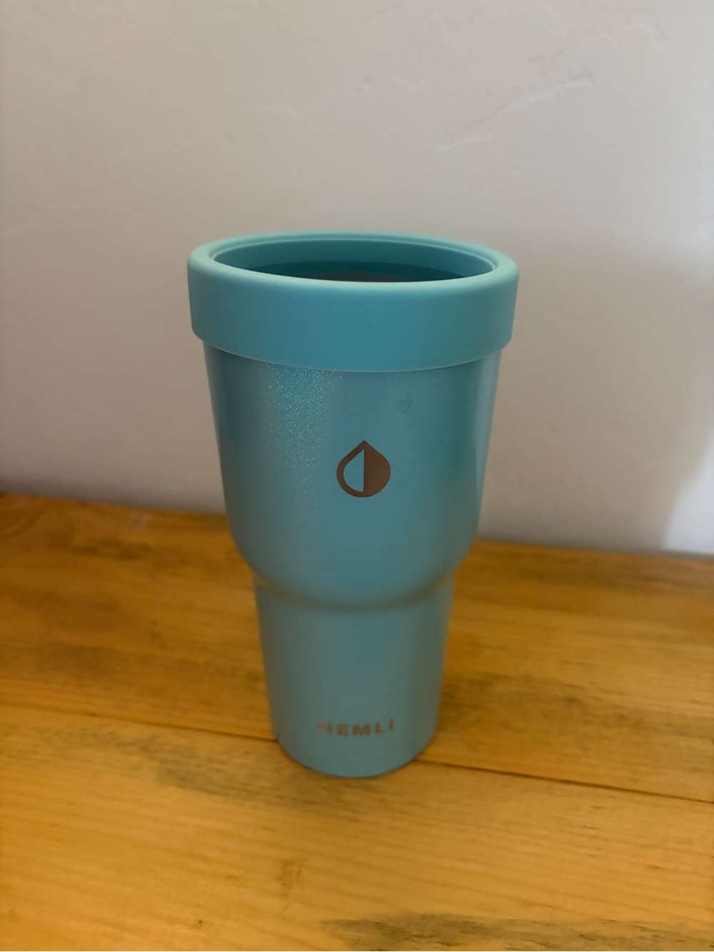 Aqua Blue Insulated Travel Tumbler